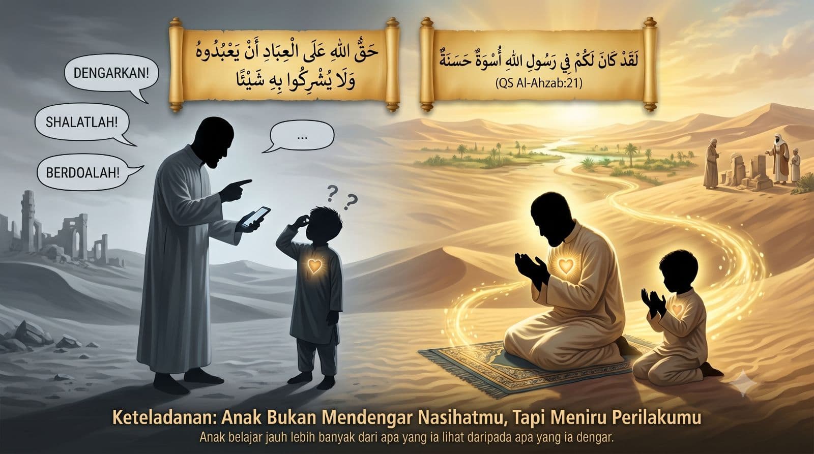 Anak Kita Meniru, Bukan Mendengar: Keteladanan sebagai Kurikulum Pertama