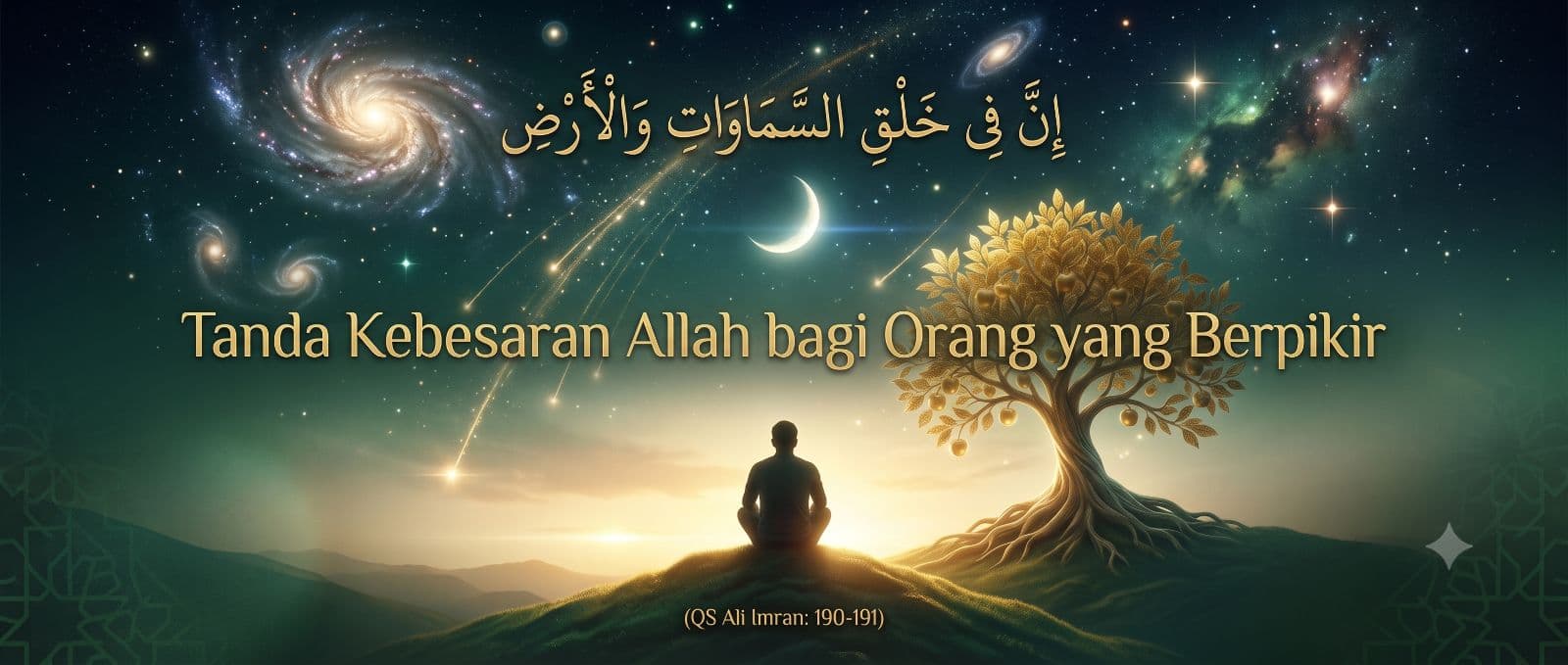 Tafsir QS. Ali Imran: 190-191 — Tanda Kebesaran Allah bagi Orang yang Berpikir